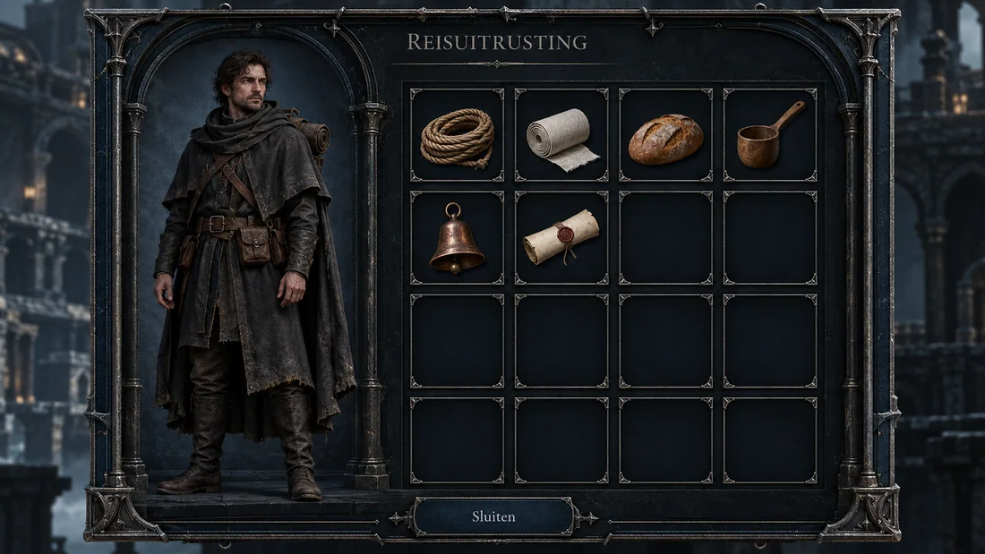 Reisuitrusting en inventaris