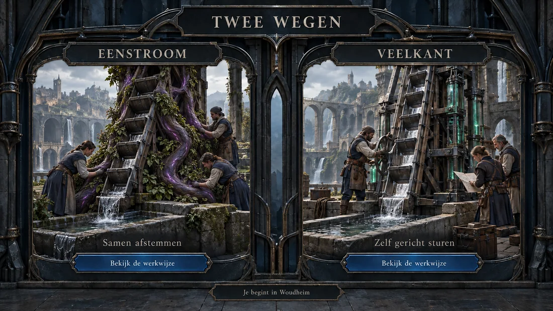 Factiekeuze met gelijke ruimte