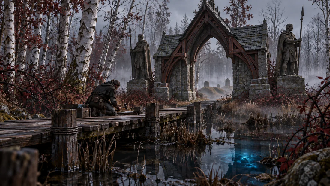 Bloeddoornwoud en het Bleke Grafveen · De Outward Wachters